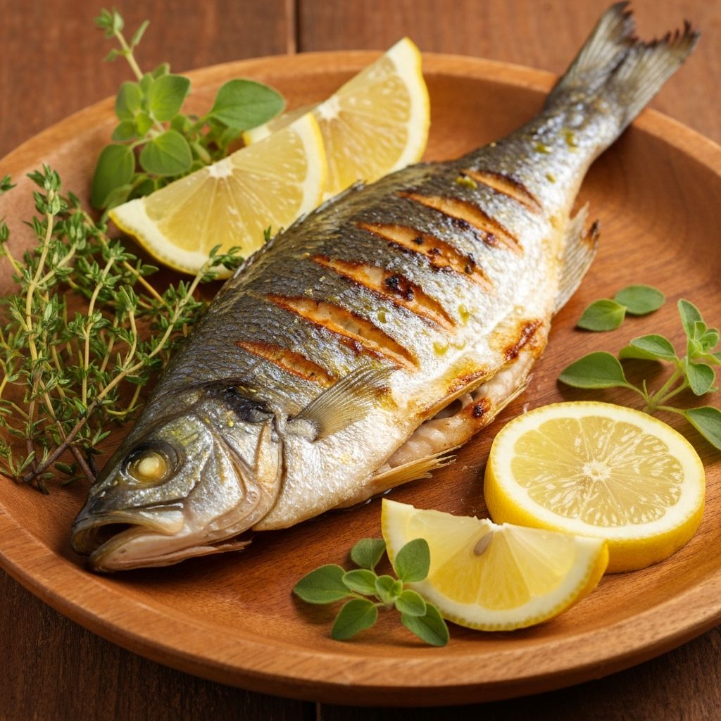 Gegrilde Zeebaars met Citroen