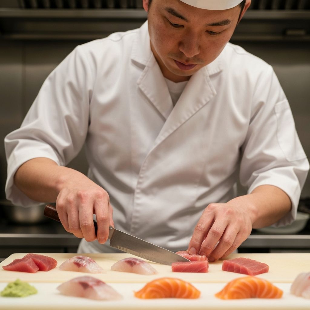 Japanse Technieken voor Rauwe Vis